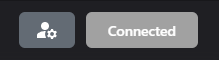 An account row on the Platforms page, with the settings icon highlighted