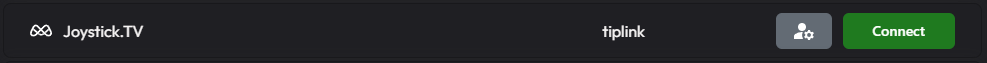 The Platforms page showing the newly added Joystick.TV account