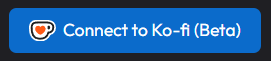 The Platforms page with Ko-fi chosen from the Add an Account picker