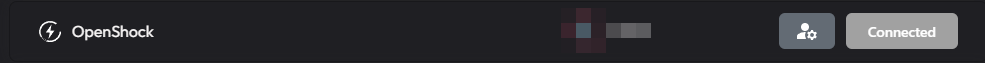 The Platforms page showing the newly added OpenShock account