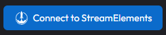 The Platforms page with StreamElements chosen from the Add an Account picker