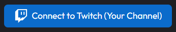 The Platforms page with Twitch (Your Channel) chosen from the Add an Account picker