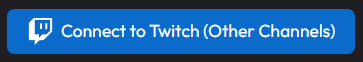 The Platforms page with Twitch (Other Channels) chosen from the Add an Account picker